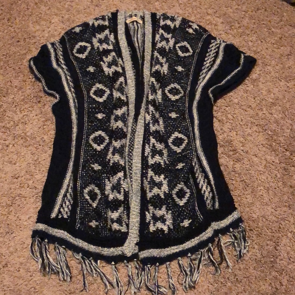 Hollister fringed cardigan